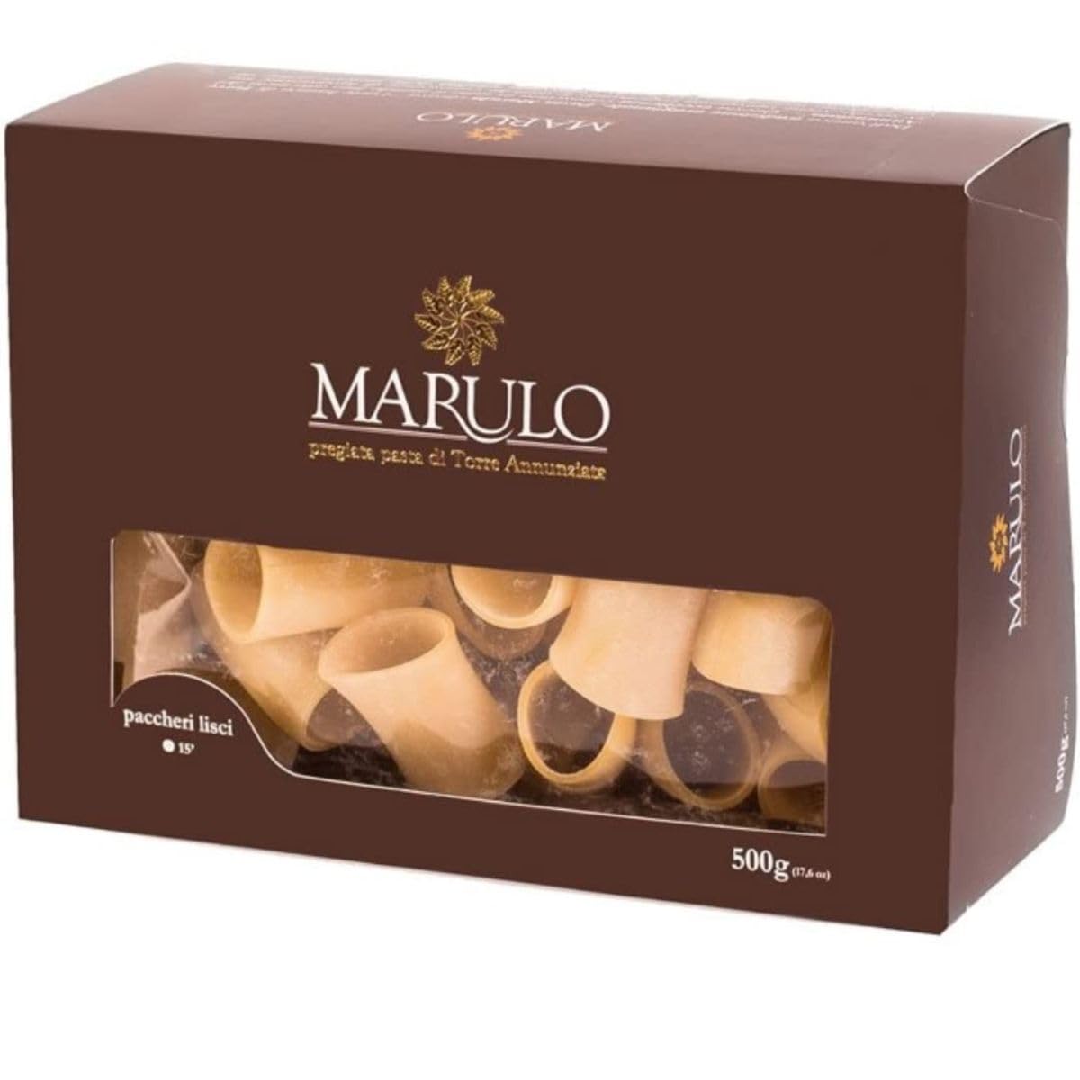 Marulo,-Paccheri,-Italian-Pasta-Bronze-Die-Cut-Artisan,-Italian-Only-397