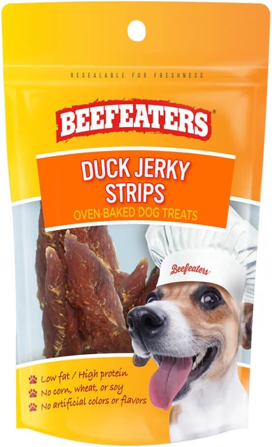 Duck-Jerky-Strips-Dog-Treat,-1.58oz,-Case-of-1465
