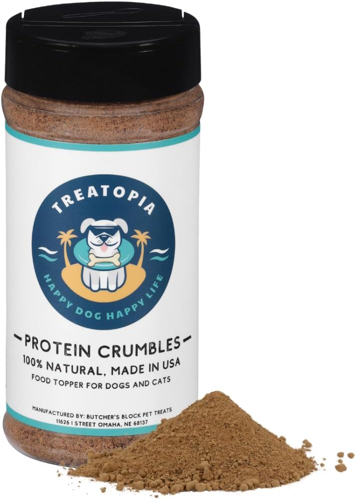 TREATOPIA-Protein-Crumbles-Meal-Topper-for-Dogs-&-Cats,-8-Oz-Shaker-Bottle-240