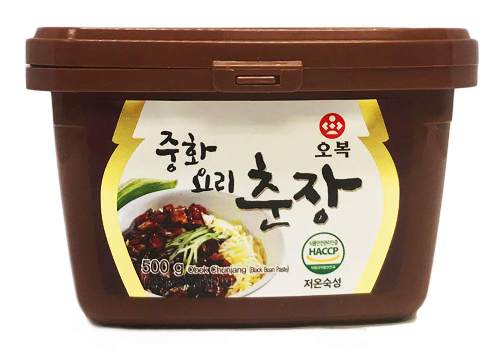 Obok-Chunjang,-Black-Bean-Paste-Essential-for-Jjajang-Sauce,-500g-----1815