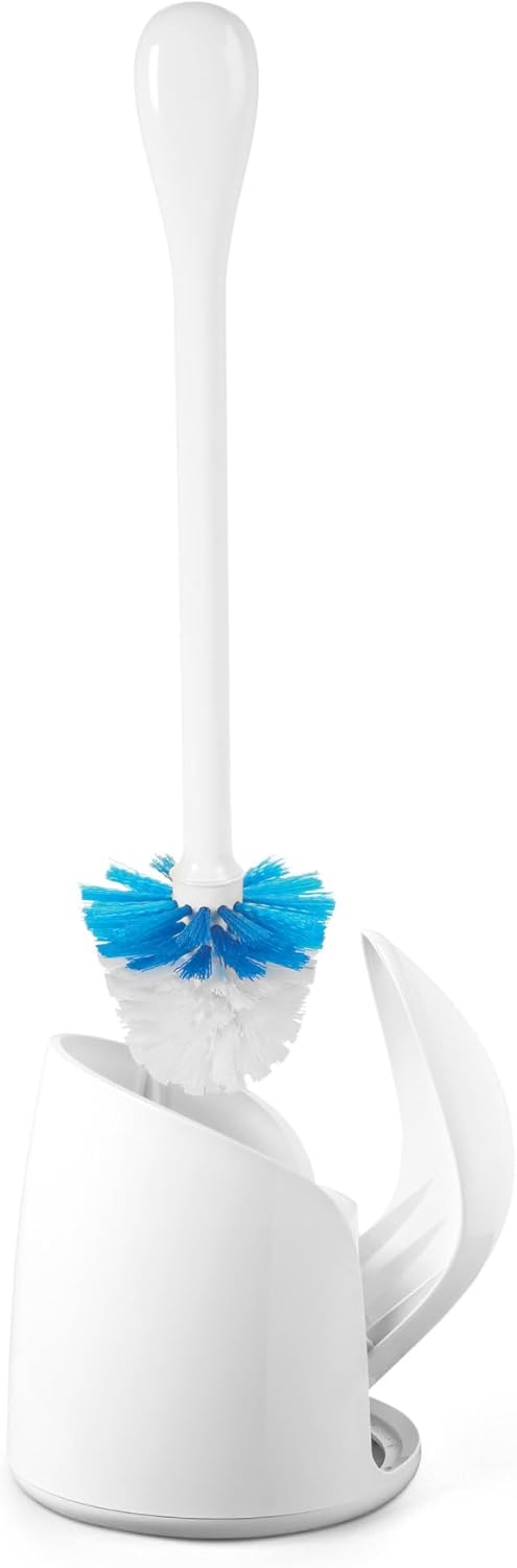 OXO-Good-Grips-Compact-Toilet-Brush-&-Canister,-Toilet-Bowl-Brush-and-Holder-with-Automatic-1800