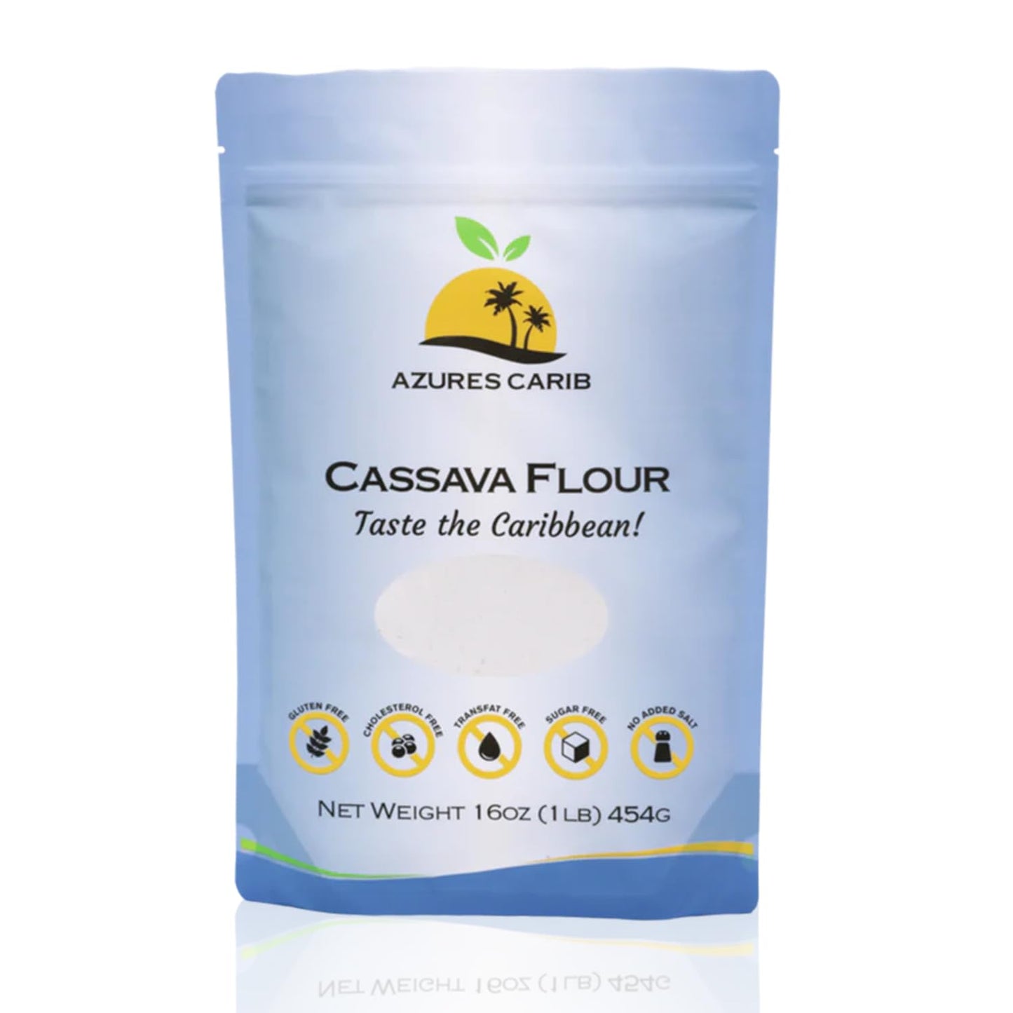 Azures-Carib-Cassava-Flour-1lb-Bag,-Cassava-Root-Flour-for-Cooking-&-104