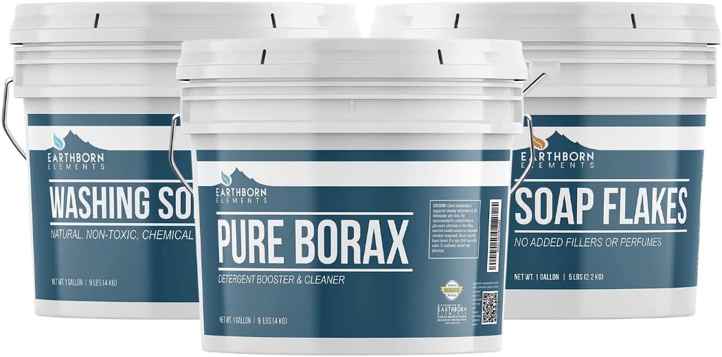 Earthborn-Elements-Borax-Powder,-Washing-Soda,-Soap-Flakes-(1-Gallon-38