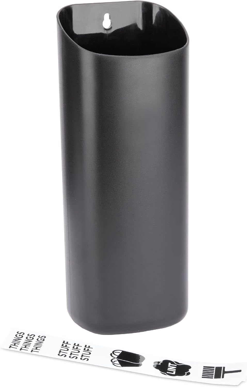 JS-Jackson-Supplies-Small-Black-Lint-Bin-with-Magnetic-Back,-446