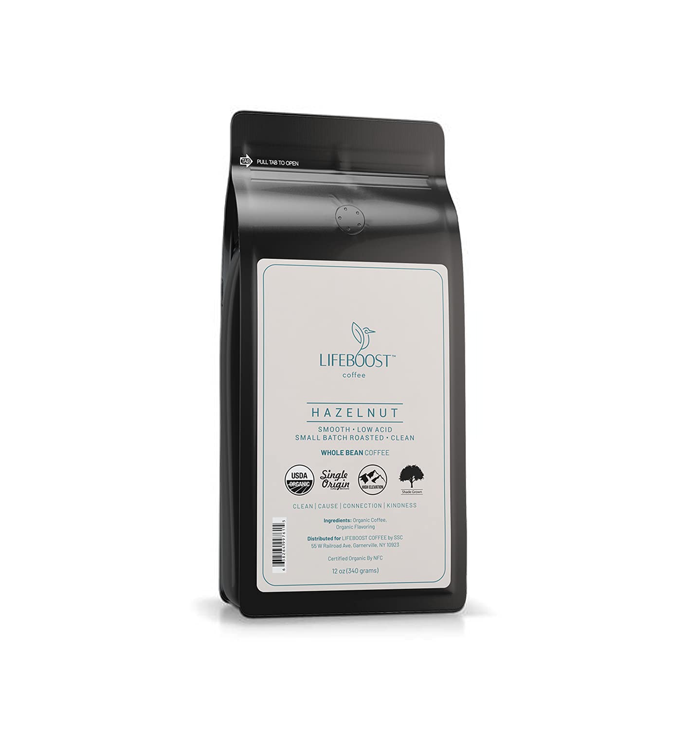 Lifeboost-Café-de-grano-entero-de-avellana,-orgánico,-bajo-en-ácido,-OMG1340