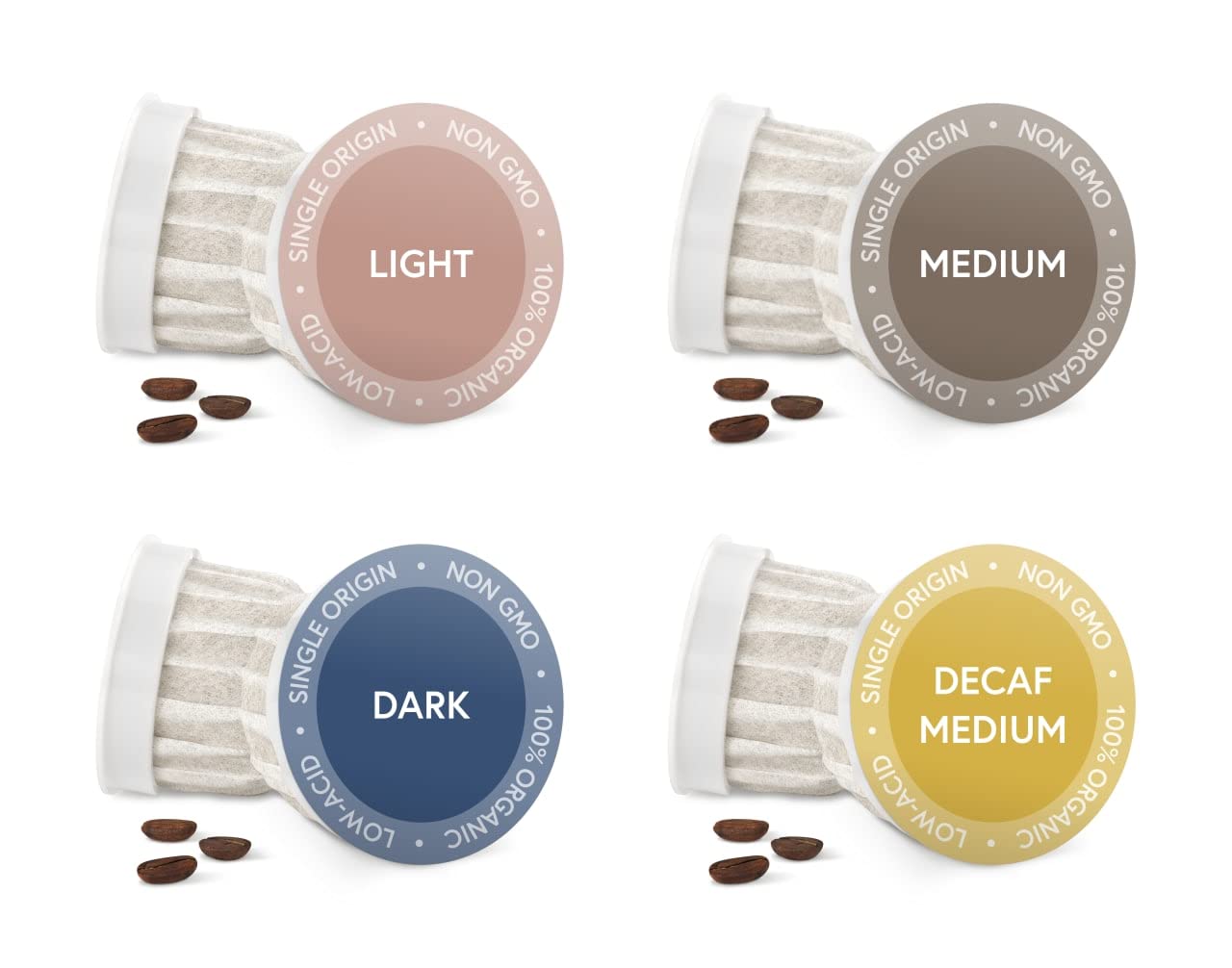 Fabula-Paquete-de-muestras-de-cápsulas-de-café-orgánico,-bajo-ácido,-único,74