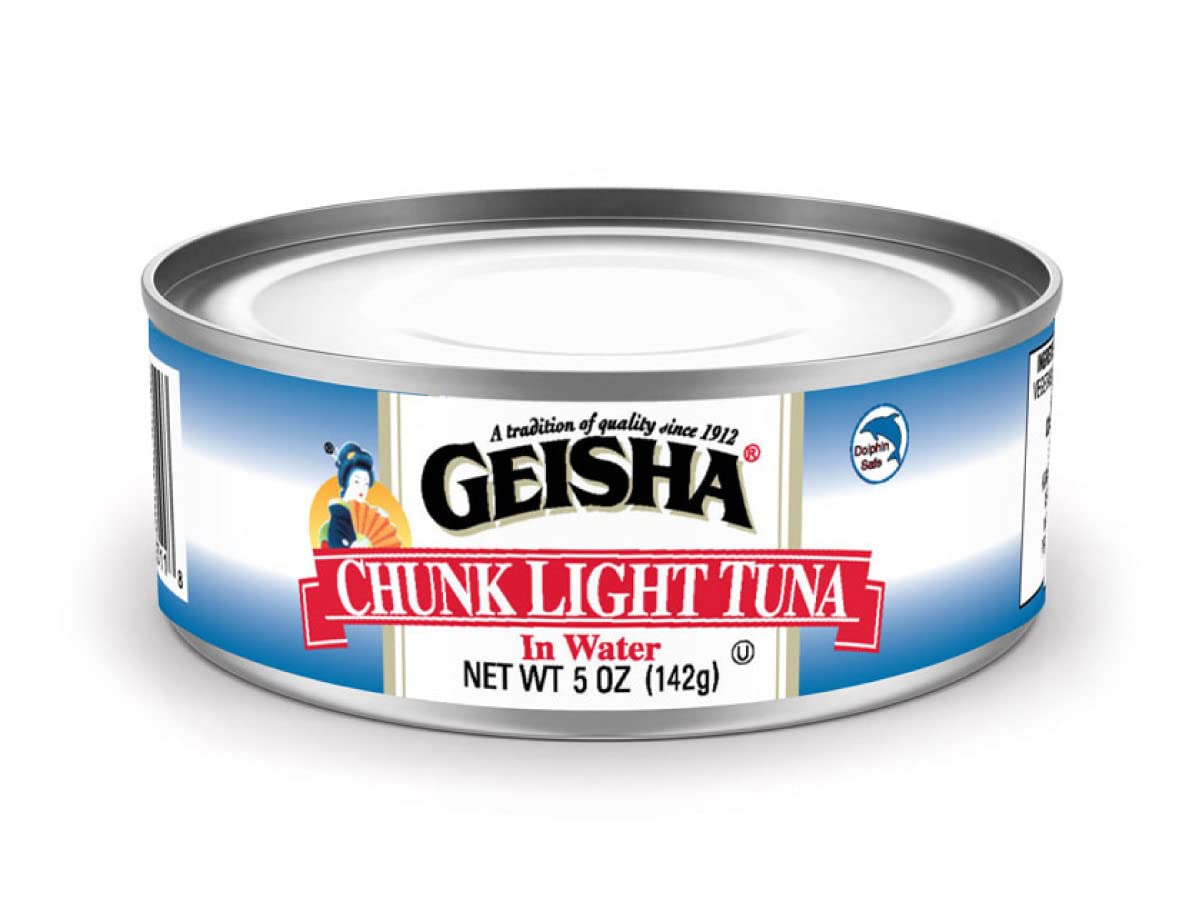 GEISHA-Chunk-Light-Atún-en-agua-de-5-onzas-(paquete-de-24),-Skipjack-473