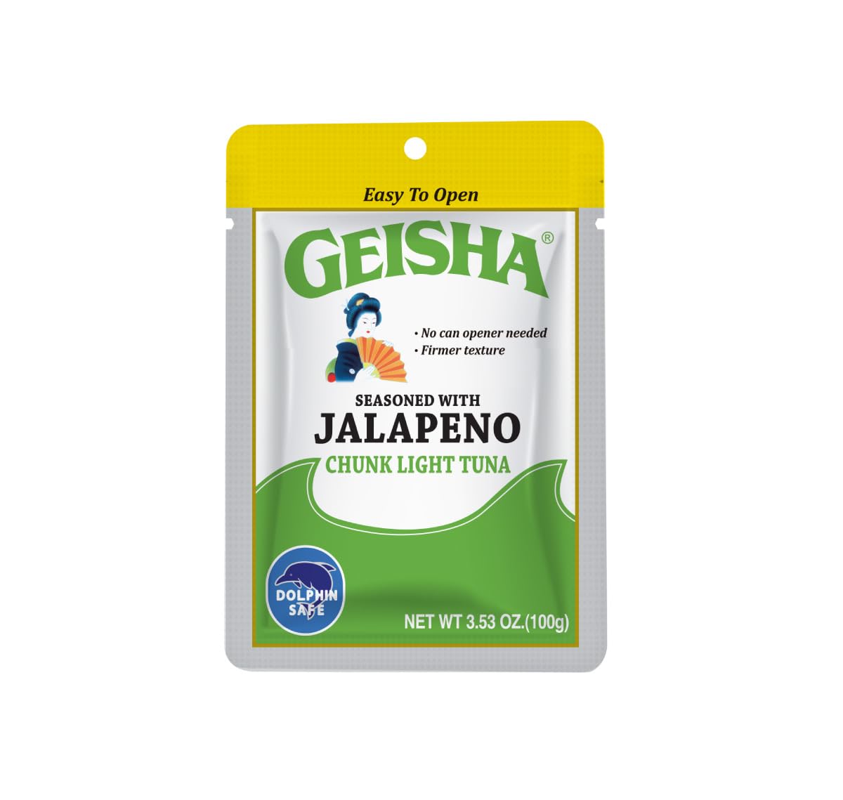 GEISHA-Chunk-Light-Atún-sazonado-con-jalapeño-de-3.53-onzas-(paquete-de-atún-328