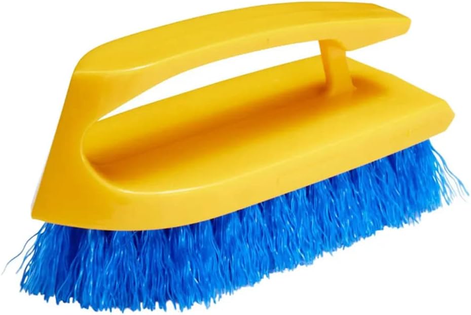 Rubbermaid-Commercial-Products-Iron-Handle-Scrub-Brush,-6-inches,-Polypropylene-Fill,-3166