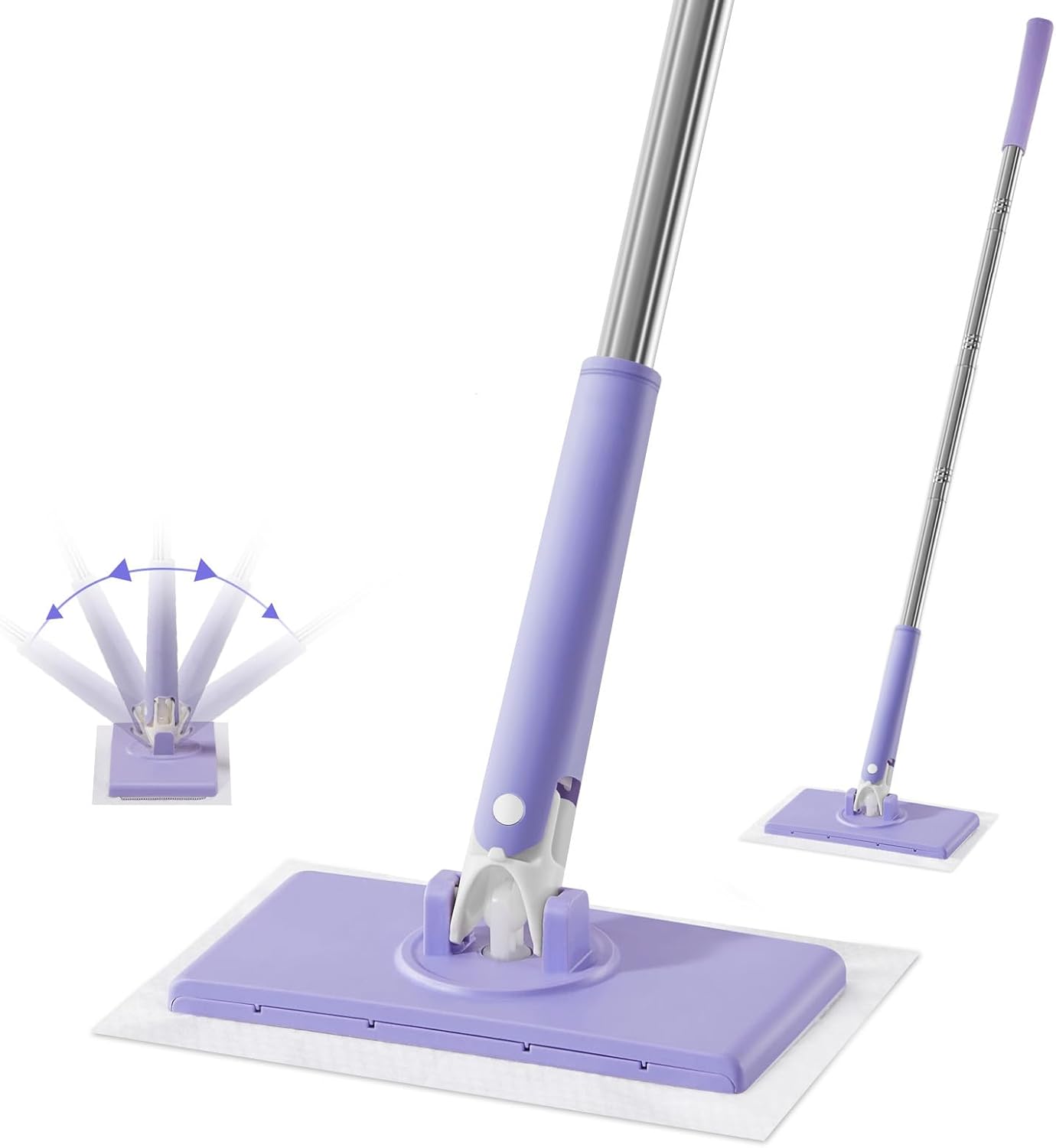 No-wash-Mop,-Uses-Disposable-Face-Towel,-Hands-Free-Replacement,-Dry-and-13