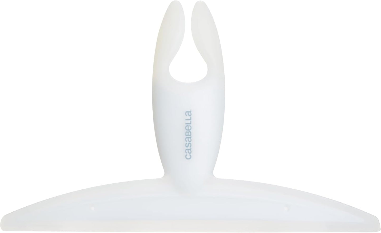 Casabella-Clip-On-Silicone-Shower-Squeegee,-White---10"-Wide,-Sturdy-4053