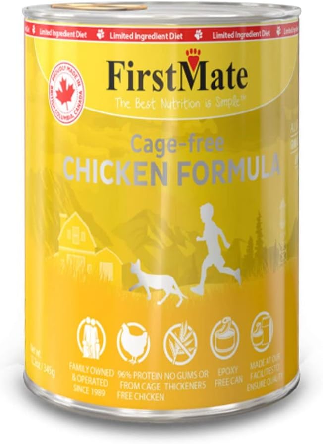 FirstMate-12-Pack-of-Cage-Free-Chicken-Formula-Canned-Cat-Food,-12.2-Each,----445