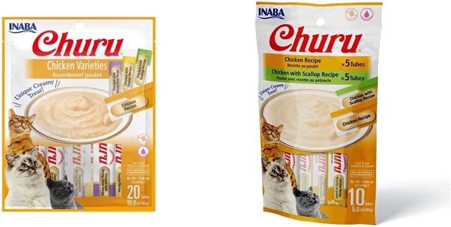 Churu-Cat-Treats,-Grain-Free,-20-Tubes,-Chicken-Variety-Churu-3