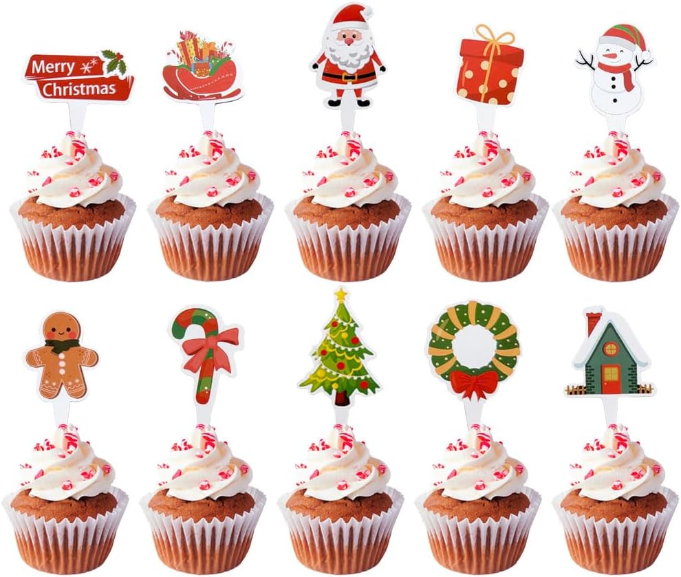 50-Pcs-Christmas-Cupcake-Toppers---Festive-4159
