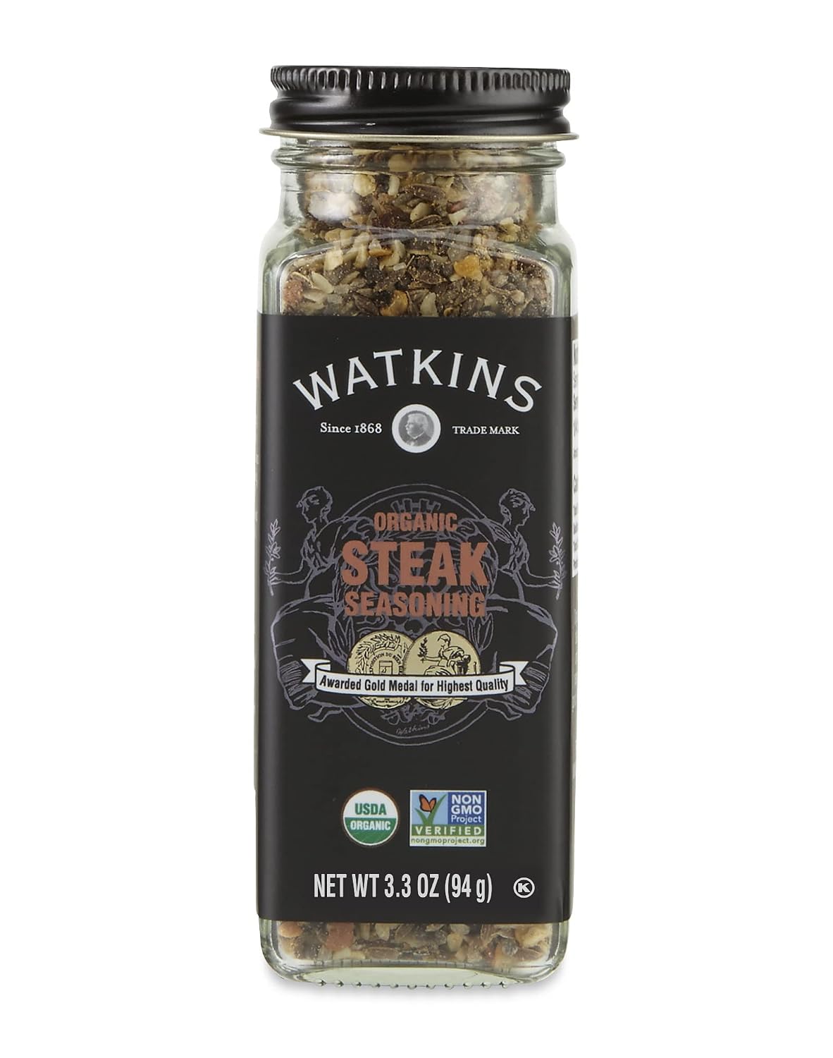 Watkins-Gourmet-Organic-Spice-Jar,-Steak-Seasoning,-3oz---------819