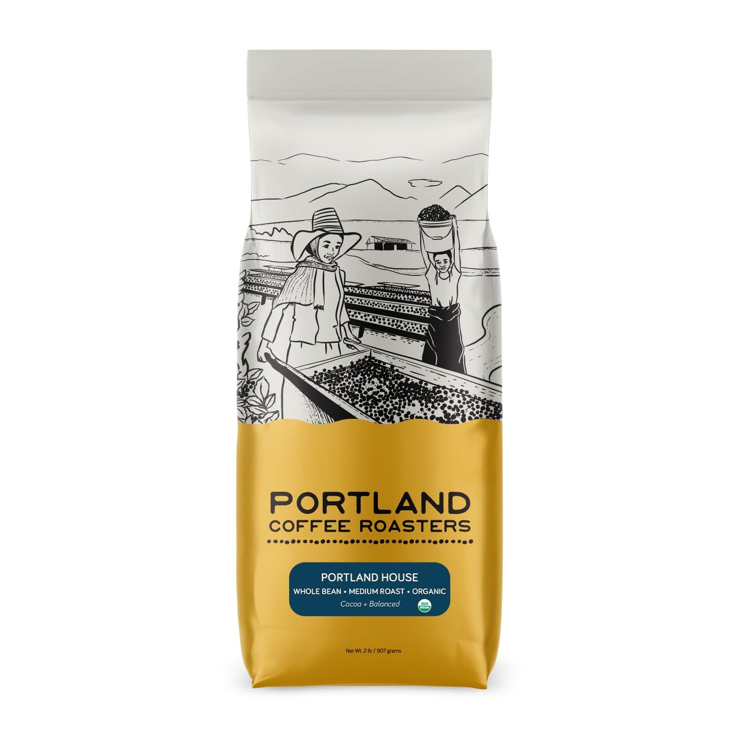 Portland-Coffee-Roasters,-(orgánico)-Portland-House,-grano-entero,-tostado-medio,-32--619