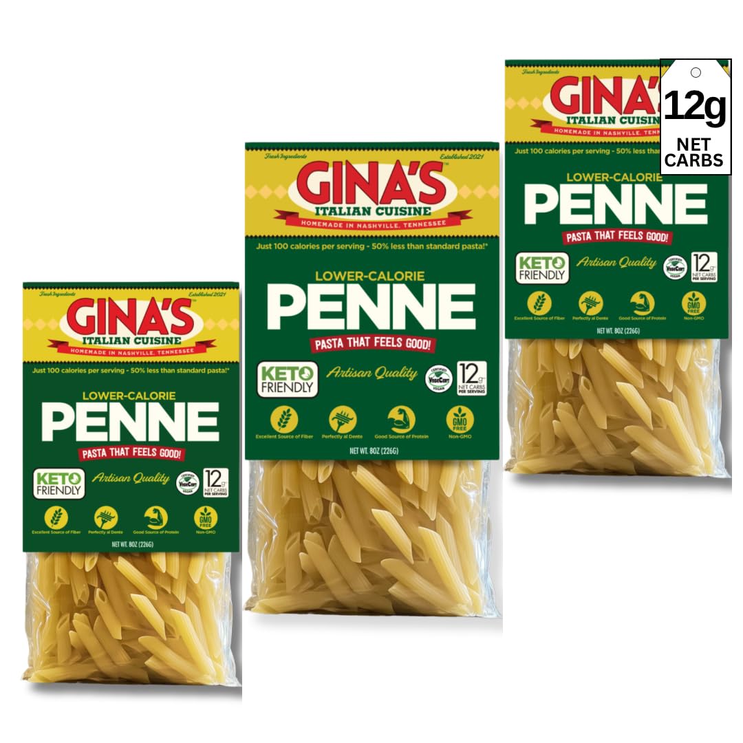 Gina's-Italian-Cuisine-Low-Carb/Low-Calorie-Healthy-Pasta,-Penne-100-675