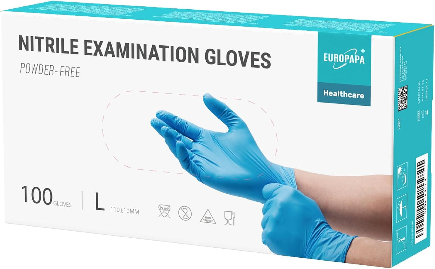 Nitrile-Examination-Gloves,-Pack-of-100---------4605