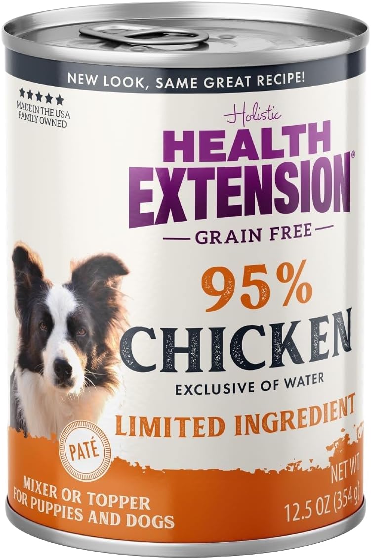 Health-Extension-0.95-Chicken-Grain-Free-Wet-Dog-Food,-High-Protein-Recipe,-Limited-Ingredients,-1616