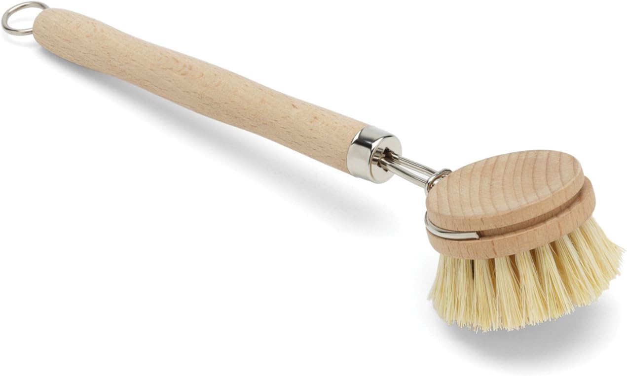 Fox-Run-74906-Natural-Dish-Brush,-Tampico-Fiber-Bristles-Brown,-712