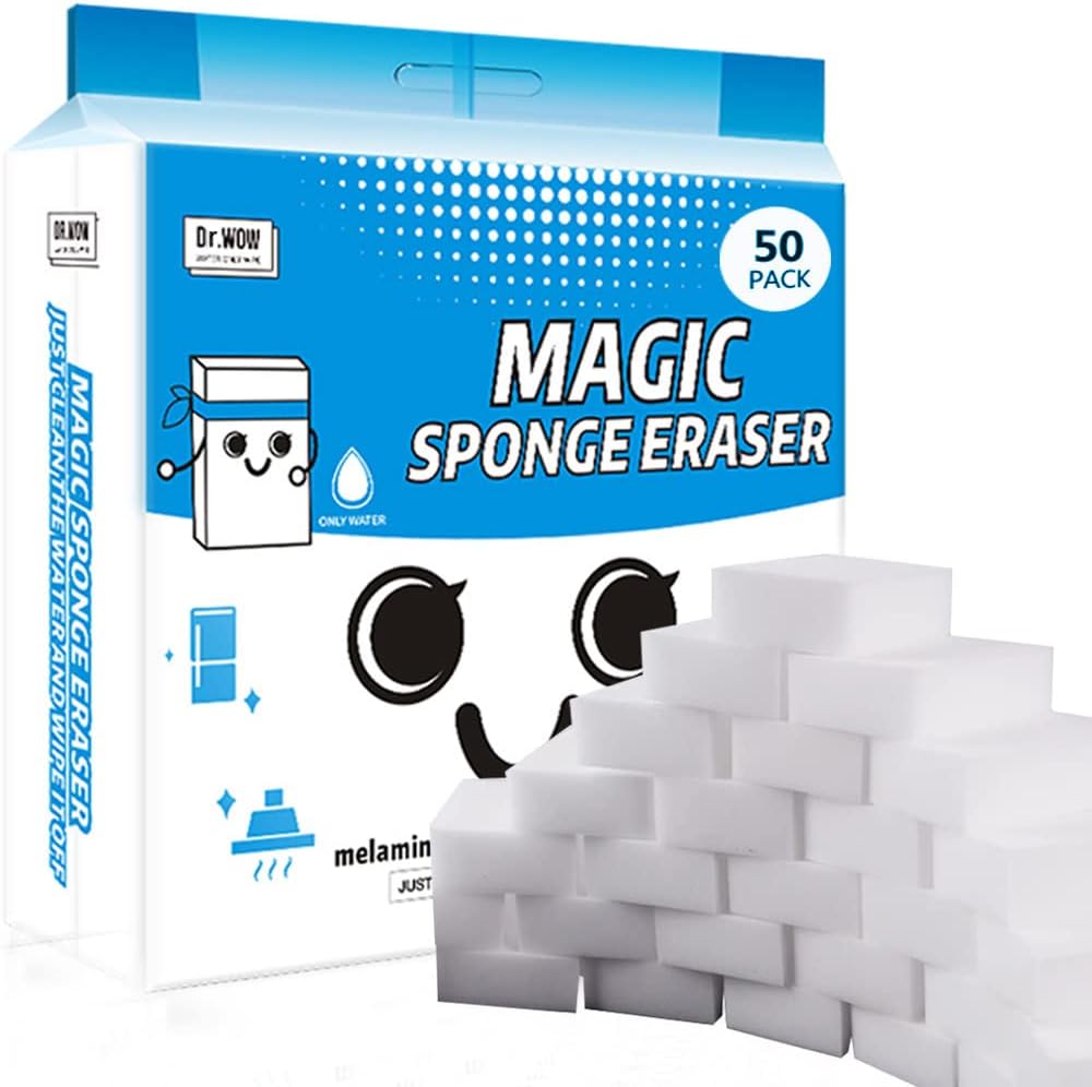 50-Pcs/lot-Magic-Sponge-Eraser-Multi-Functional-Melamine-Foam-Cleaner-100x70x30mm-4153