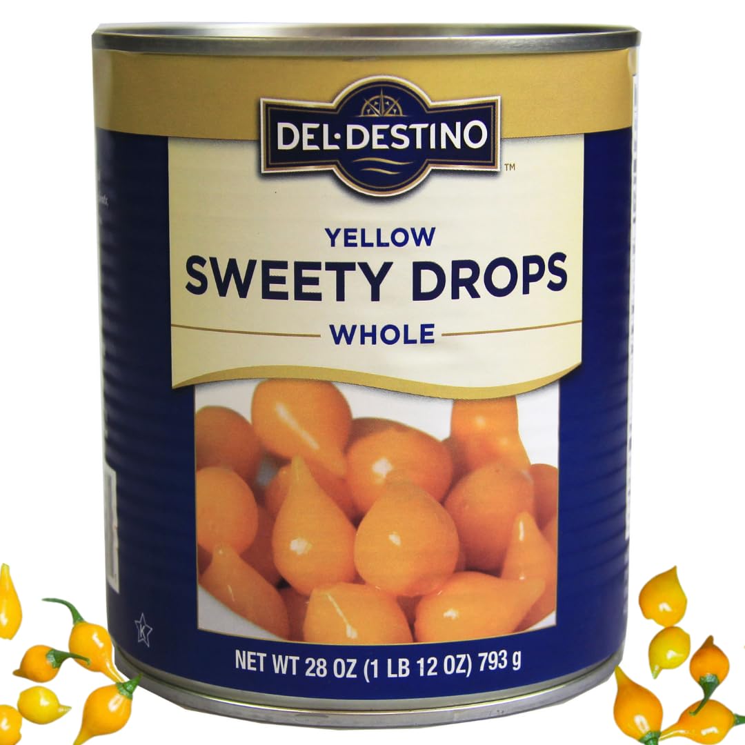 Del-Destino-Yellow-Sweety-Drops-Peppers,-28-oz,-Product-of-Peru---537