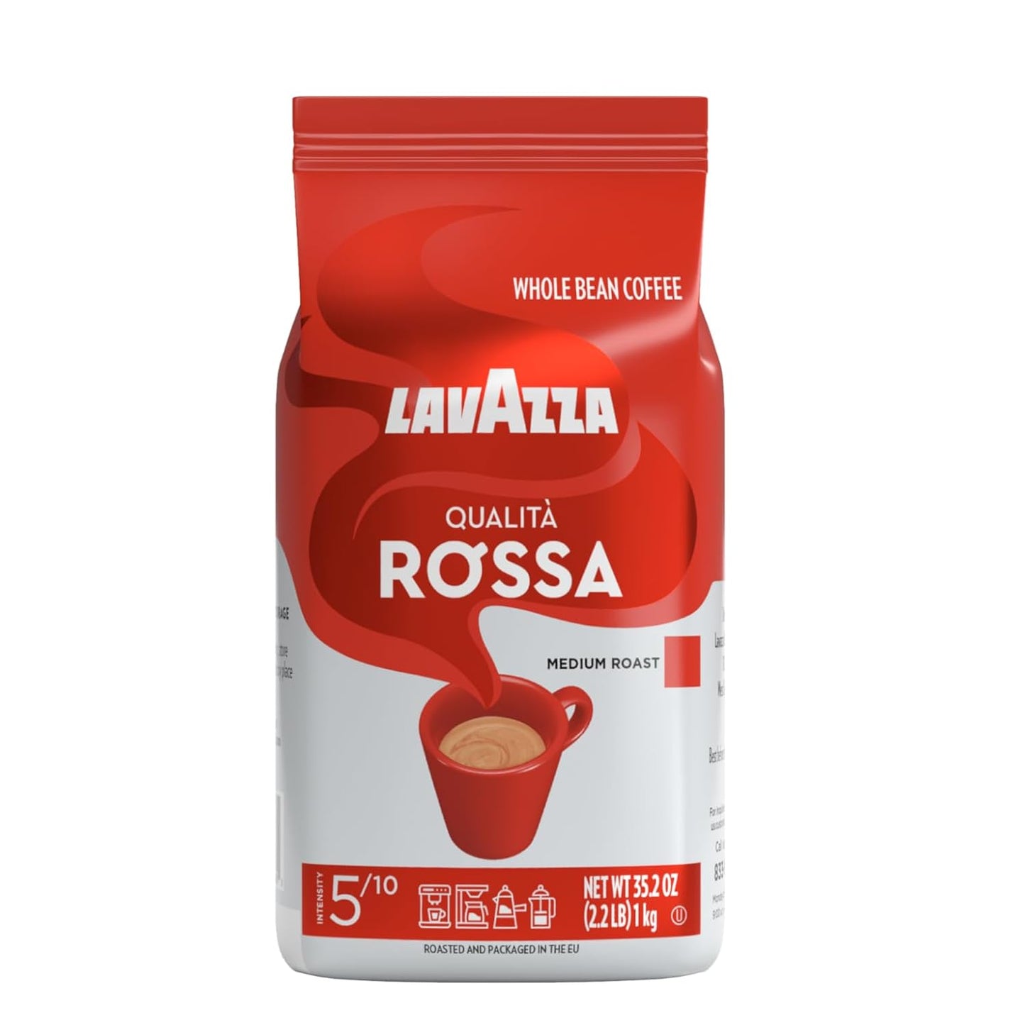 Lavazza-Qualità-Rossa-Whole-Bean-Coffee,-Medium-Roast,-Arabica-and-Robusta-Blend,-2.2-2967
