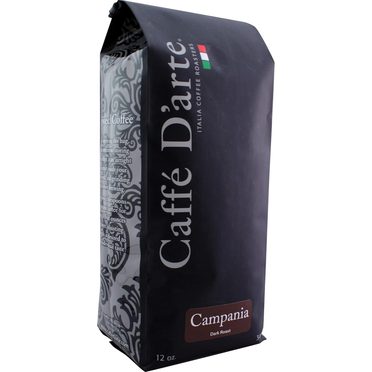 Caffe-D’arte-Campania-Ground-Coffee-–-Dark-Roast,-Bold-&-Robust,-Roasted-in-290