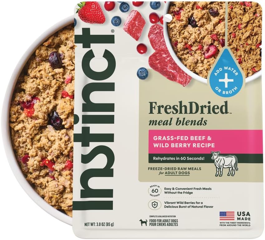 Instinct-FreshDried-Meal-Blends,-Freeze-Dried-Dog-Food,-Grain-Free---Beef-&-646