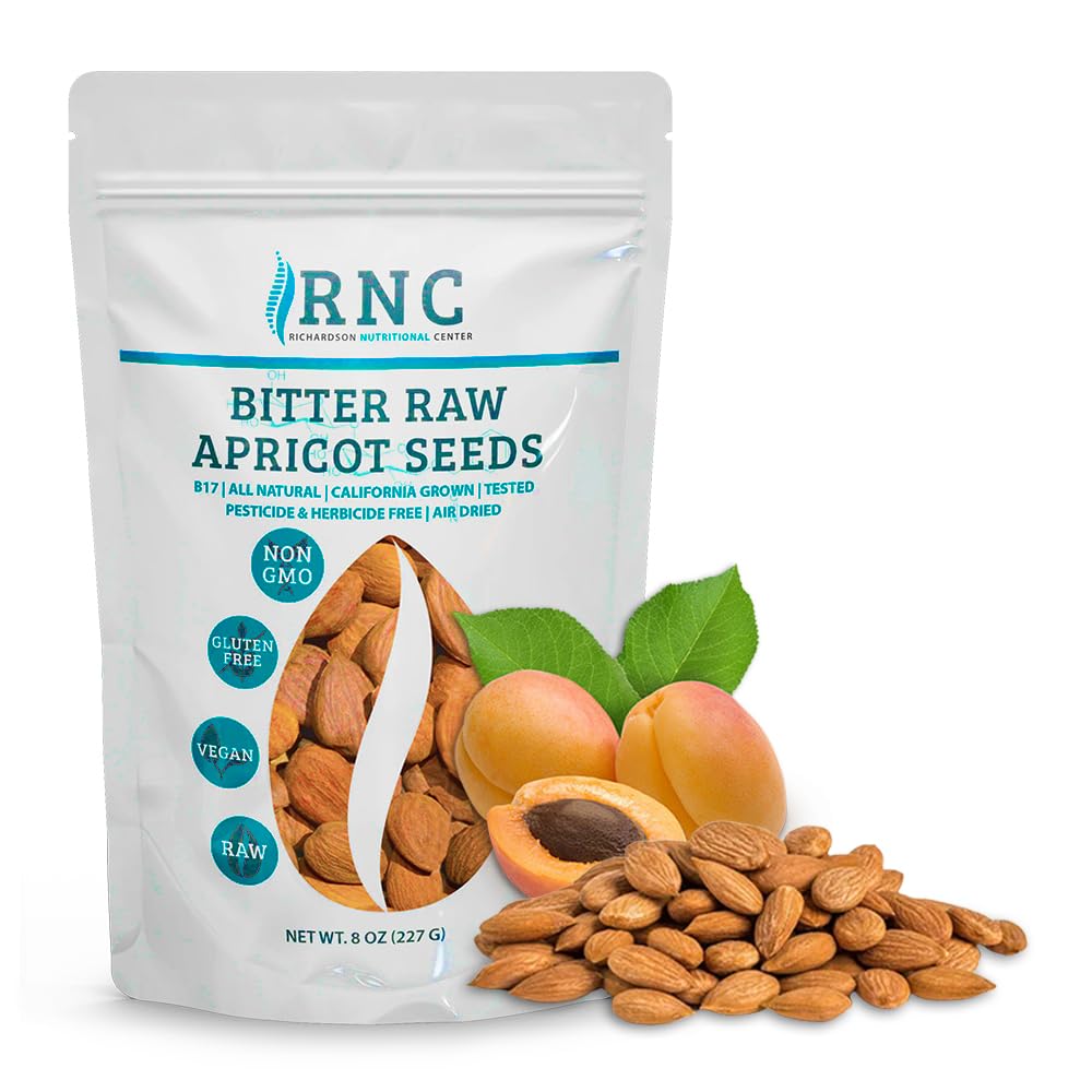 Richardson-Nutritional-Center-Fresh-Raw-Bitter-Apricot-Seeds-46054-LB-(8oz)--|-California-Grown-Natural-455