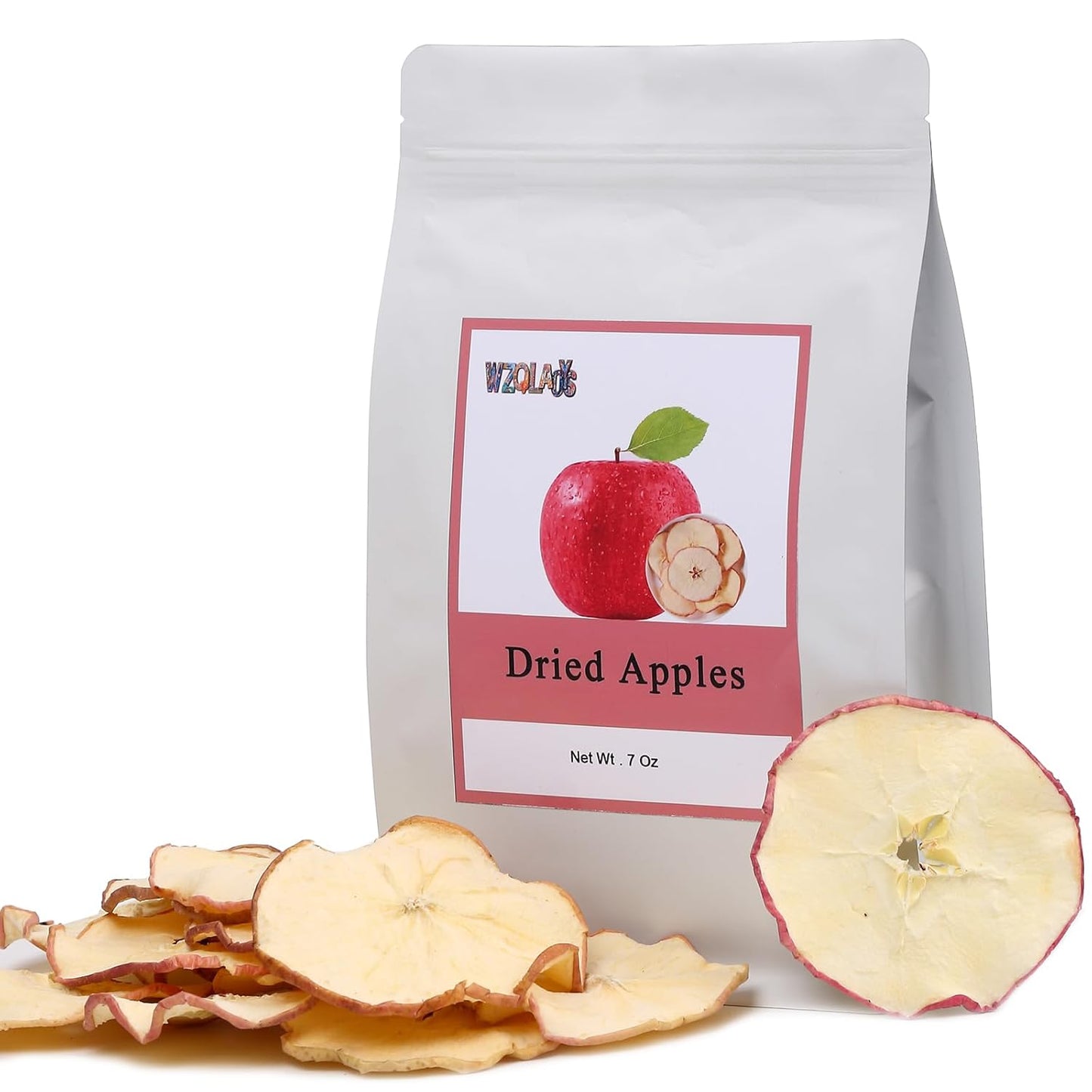 Dried-Apples,Dehydrated-Apple-Slices-7oz/200g,No-Sugar-Added,for-Healthy-Snacking-Potpourri-and-Bowl-Crafts---1253