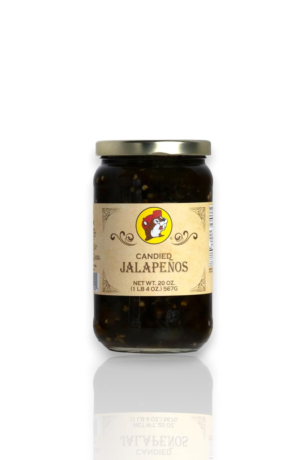 Buc-ees-Jalapeños-confitados-en-un-frasco-resellable,-sin-gluten,-785