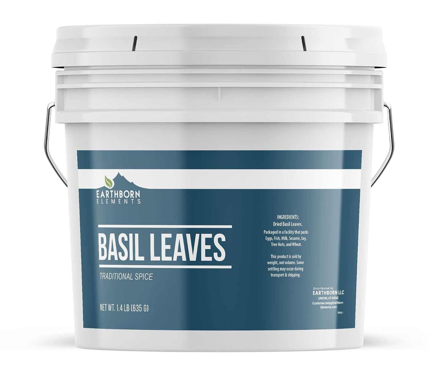 Earthborn-Elements-Basil-Leaves-1-Gallon-Bucket,-Kitchen-Staple,-Aromatic-&-Versatile,-175