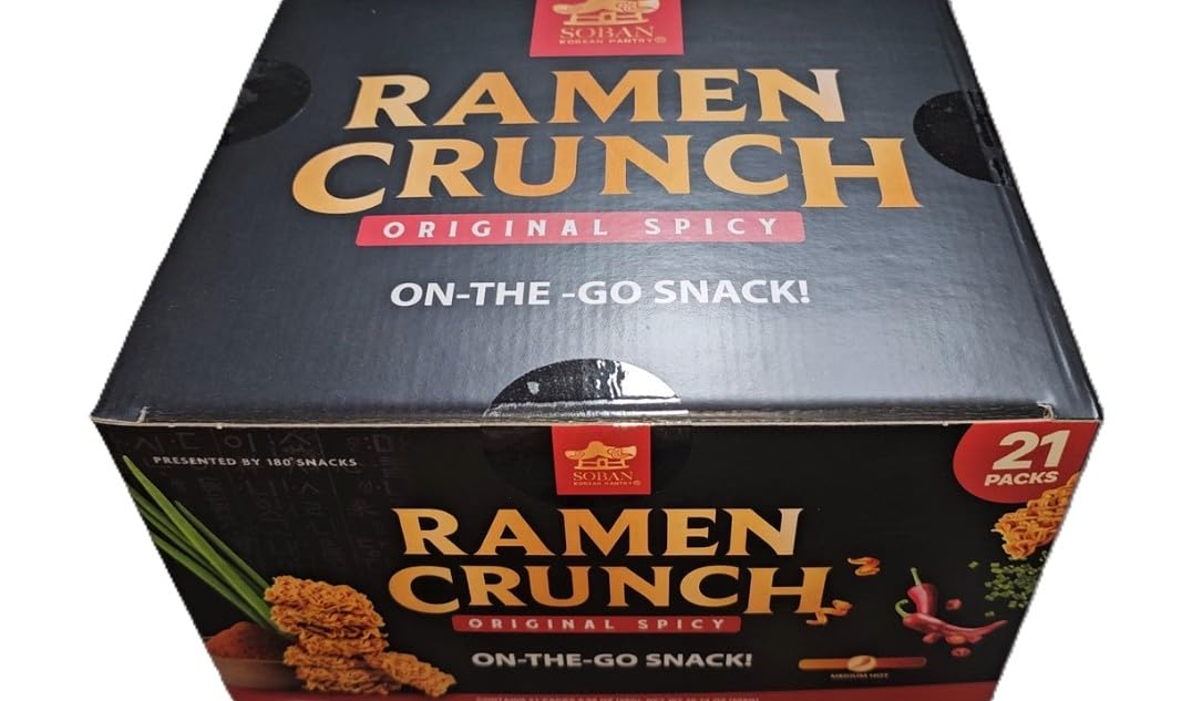 Soban-Ramen-Crunch-Original-Spicy,-On-The-Go-Snack---20-paquetes.----516
