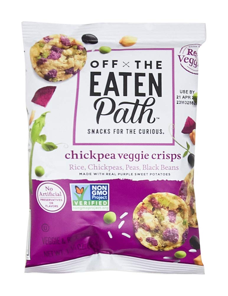Off-the-Eaten-Path,-Chickpea-Veggie-Crisps,-1.25oz-1299