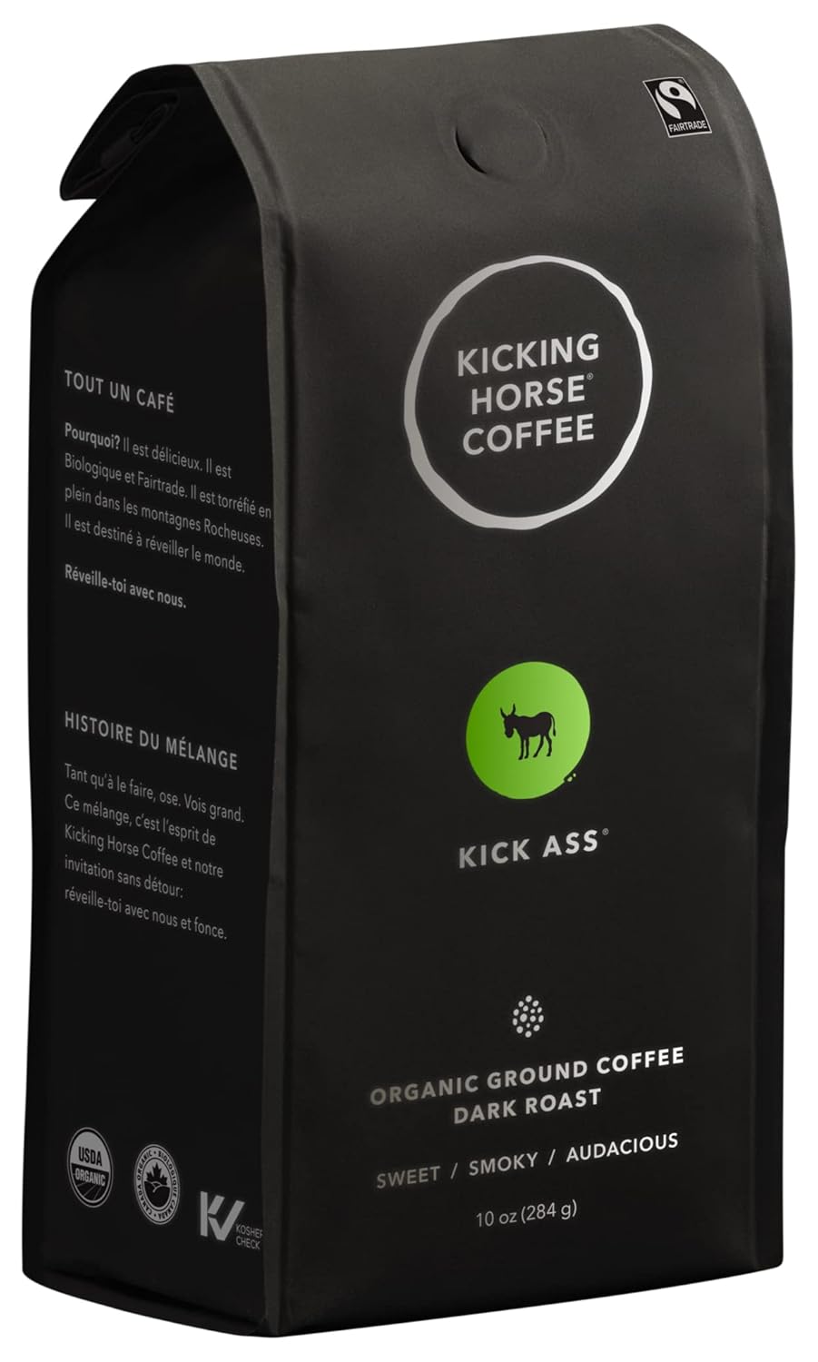 Kicking-Horse-Coffee-Kick-Ass,-Dark-Roast,-Ground,-Certified-Organic,-Fairtrade,-Kosher,-Black,-462