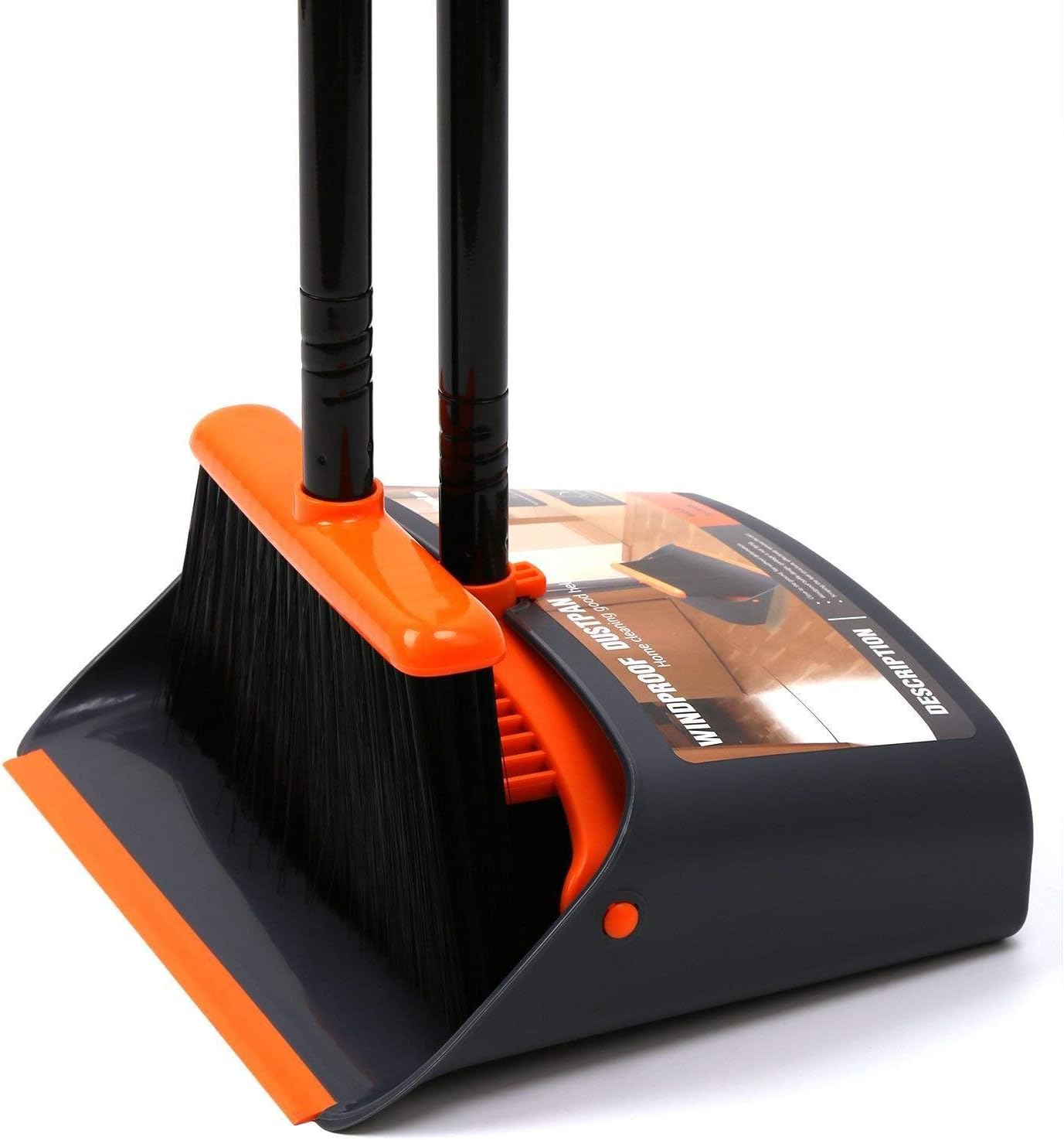 TreeLen-Broom-and-Dustpan-Set-with-52"-Long-Handle-for-5532