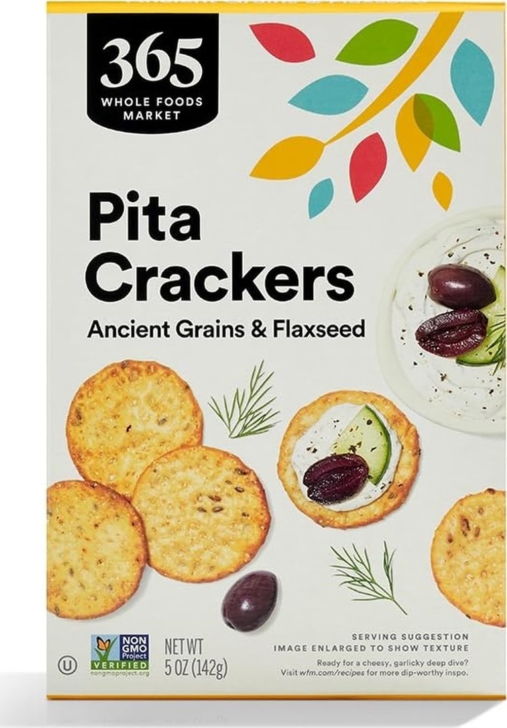365-By-Whole-Foods-Market,-Cracker-Pita-Ancient-Grain,-5-Ounce------1128