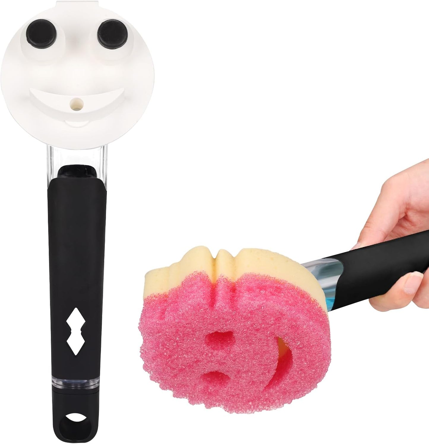 Smile-Sponge-Dish-Wand-Sponge-Holder-for-Round-Smiley-Face-1110