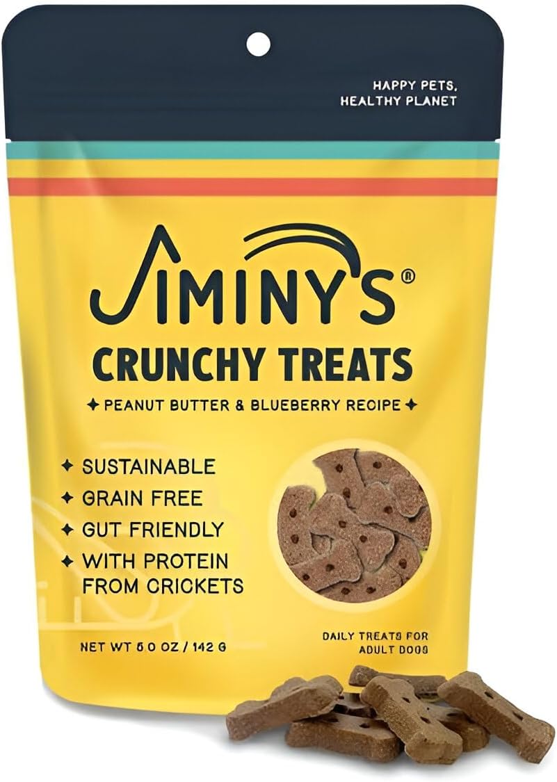 Crunchy-Peanut-Butter-&-Blueberry-Dog-Treat,-Hypoallergenic,-1957