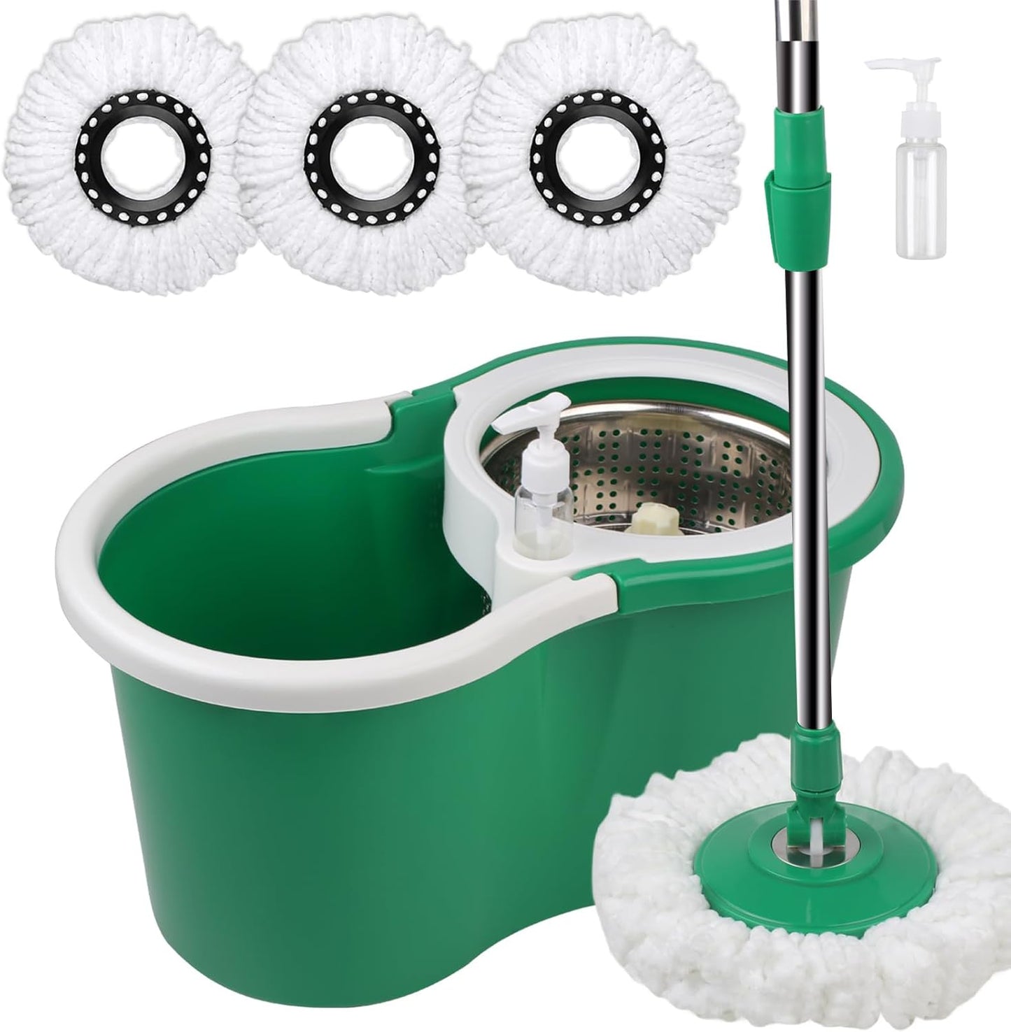 Spin-Mop-and-Bucket-with-Wringer-Set,-360°-Rotating-Head-2587