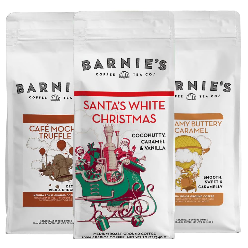 Trío-de-café-con-sabor-premium-de-Barnie's-con-Navidad-blanca-Santa,1163
