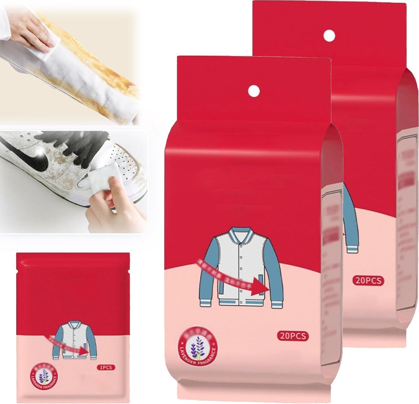 40-PCS-Individually-Packaged-Clothes-Stain-Remover-Wipes,-Disposable-Clothes-2352