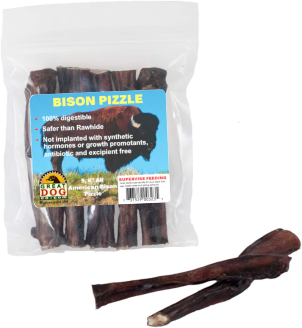 Great-Dog-Bison-Pizzle-(Bison-Bully-Sticks)---227