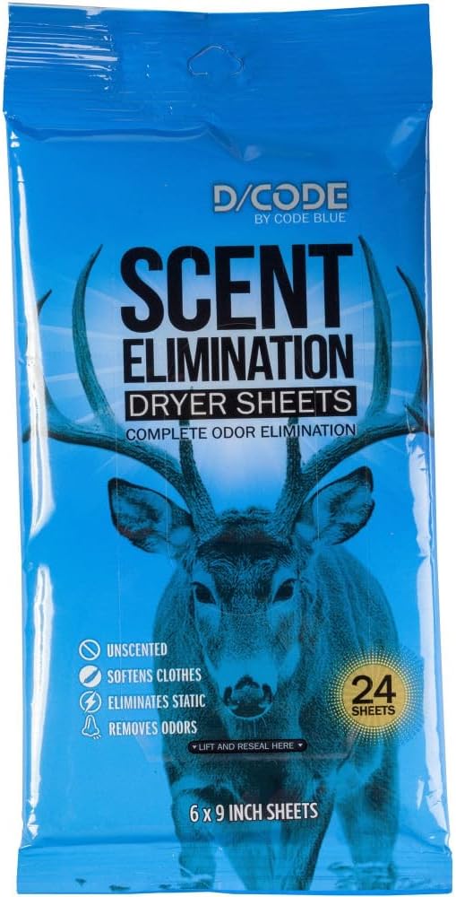 D/CODE-by-Code-Blue-Scent-Elimination-Dryer-Sheets,-Unscented,-24-100