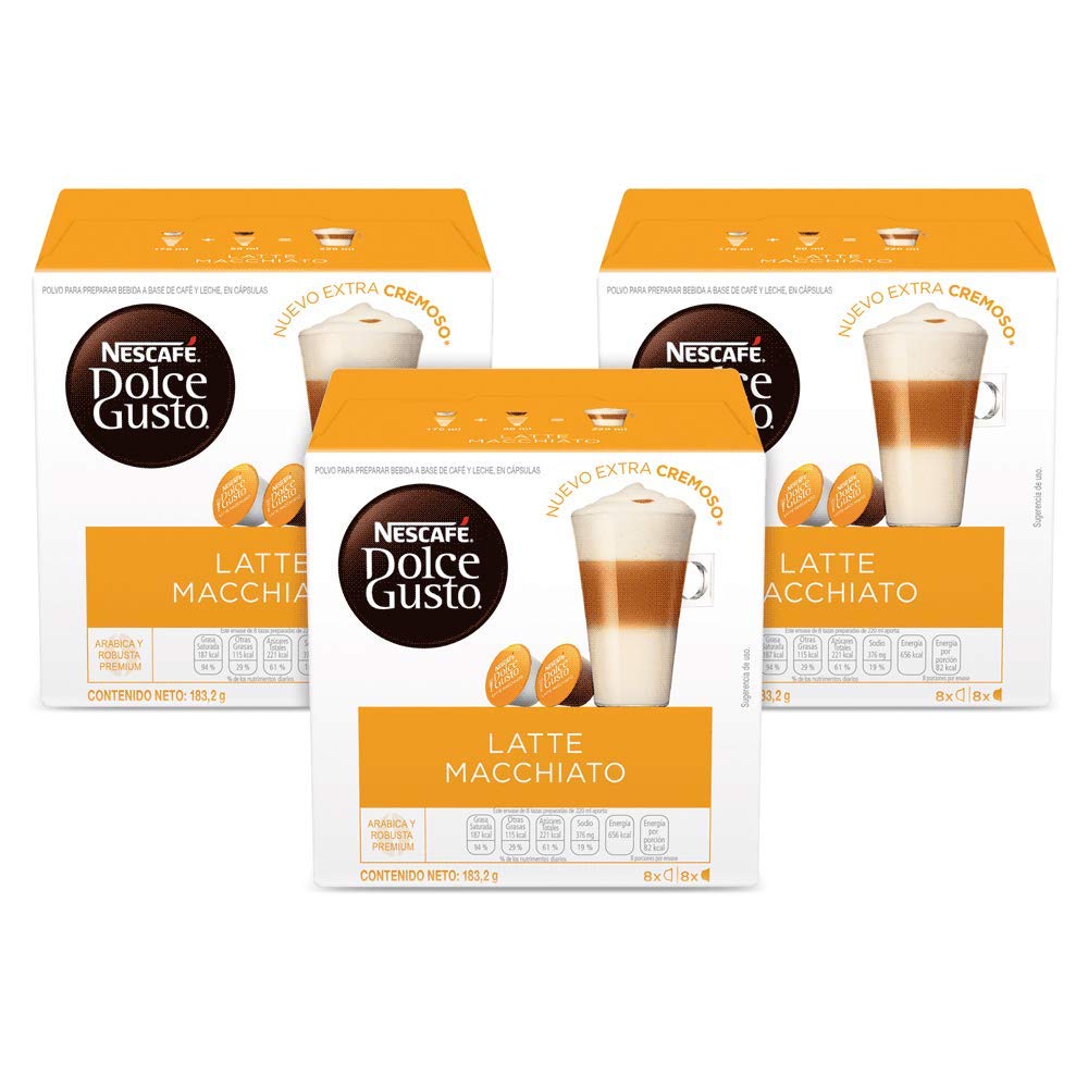 Nescafe-Dolce-Gusto-Coffee-Pods,-Latte-Macchiato,-16-capsules,-Pack-of-3---391