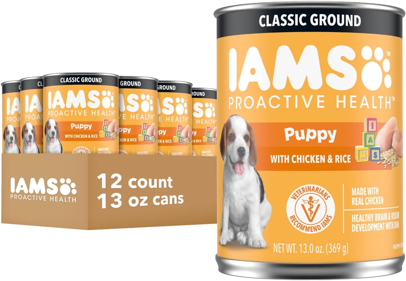 IAMS-Proactive-Health-Puppy-Wet-Dog-Food,-Classic-Ground-Dog-Wet-Food,-with-2137