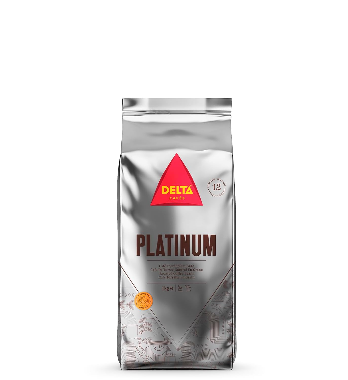 Delta-Cafés-Platinum-Whole-Bean-Coffee-1kg/35.2oz,-Intensity-12,-Arabica-&-Robusta-Blend-1125