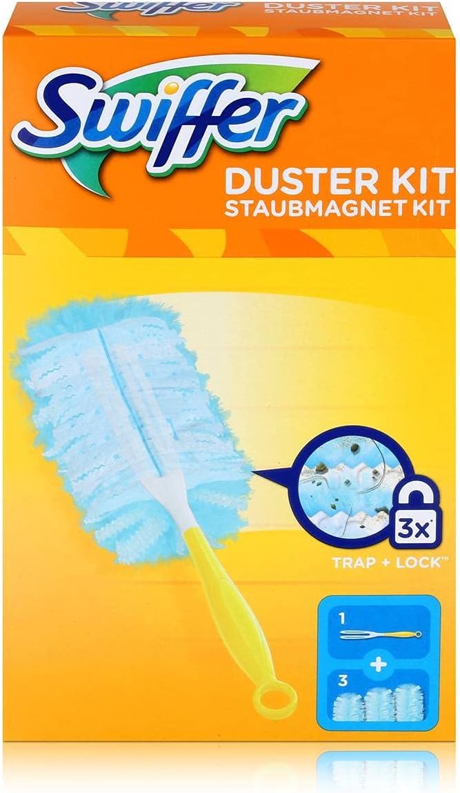 Swiffer-Microfibre-dust-Cleaner-Set,-1-Handle-and-3-Replacement-5524