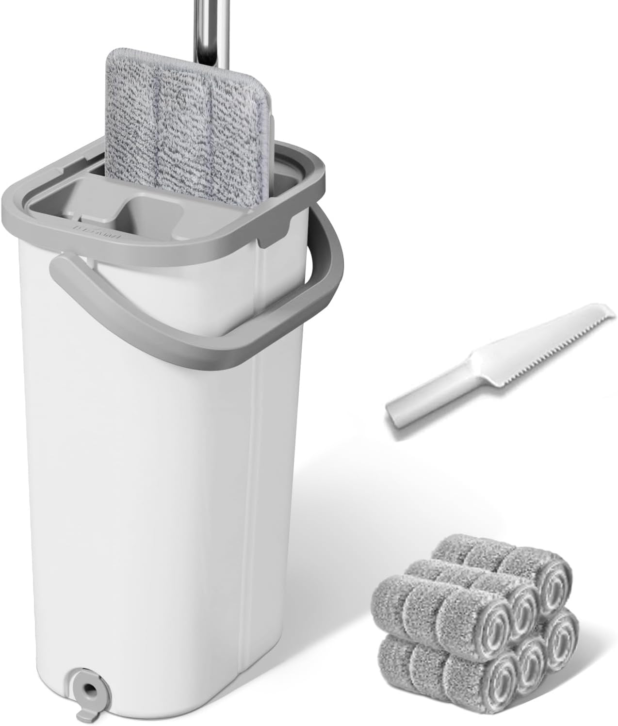 Cleaning-Mop-Bucket-Set:-Microfiber-Flat-Mop-for-Walls-&-612